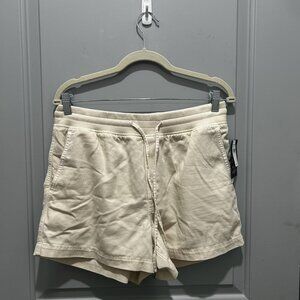 Off White Linen Shorts GAP